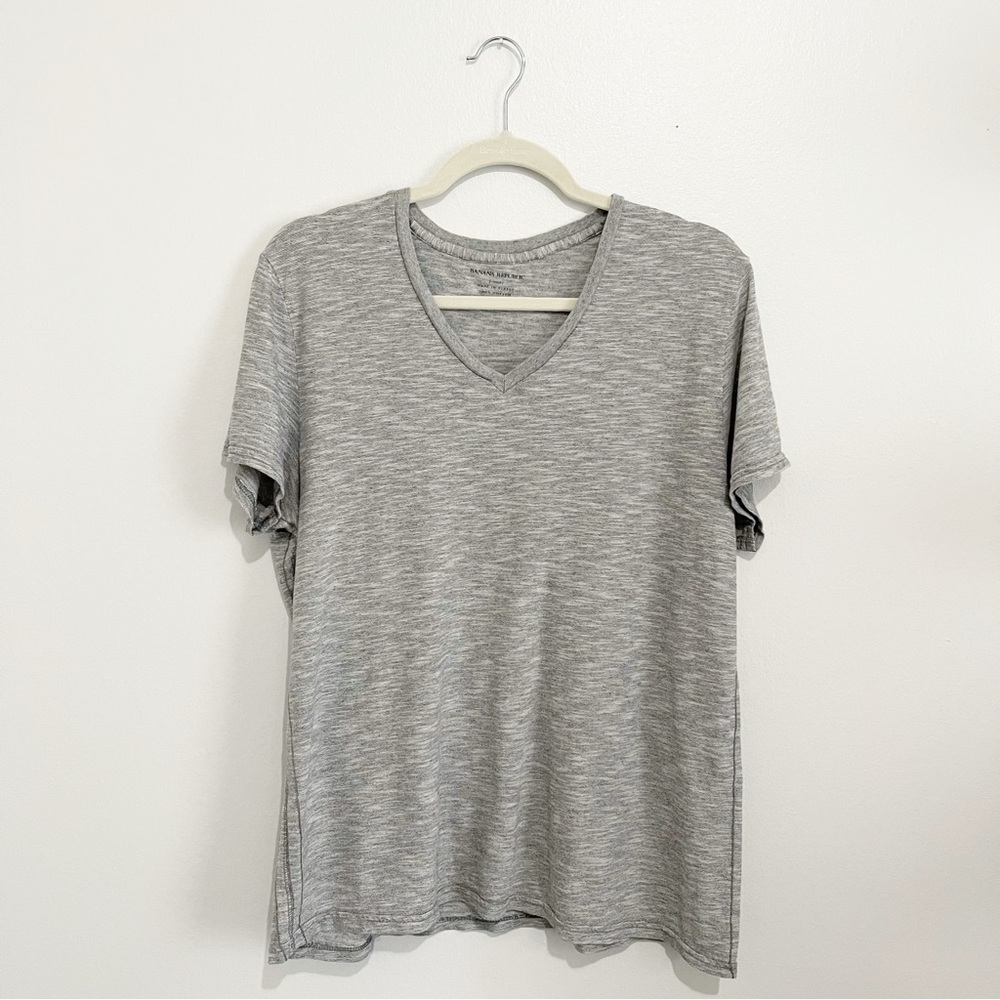 Banana Republic Men's 100% Cotton T-Shirts Lot Of 3 Short Sleeve V-Neck Tee Sz L - Picture 8 of 16